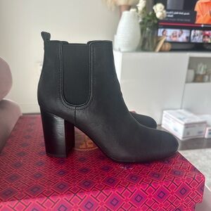 Tory Burch Leather Ankle Booties